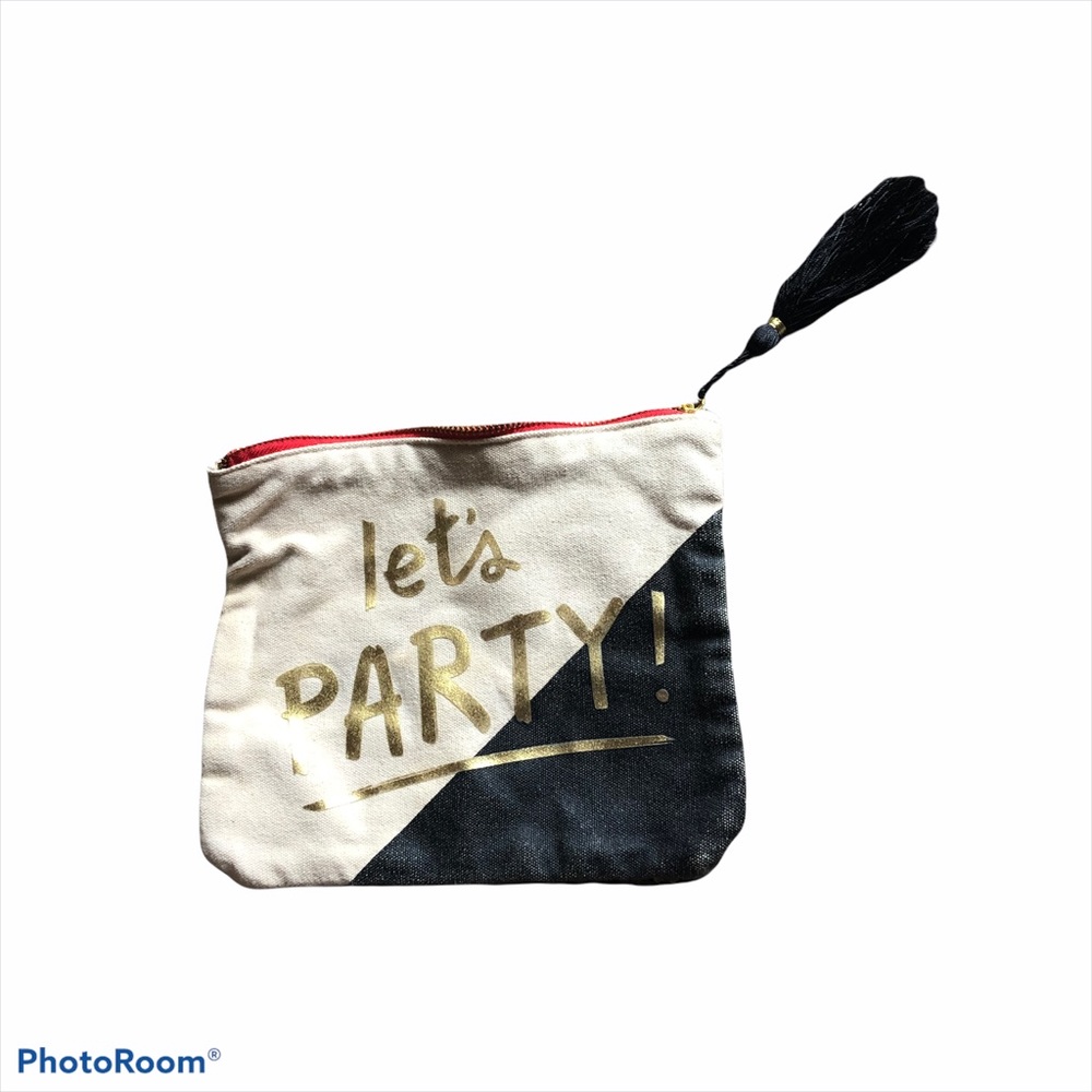 Spanx zipper pouch “let’s party”